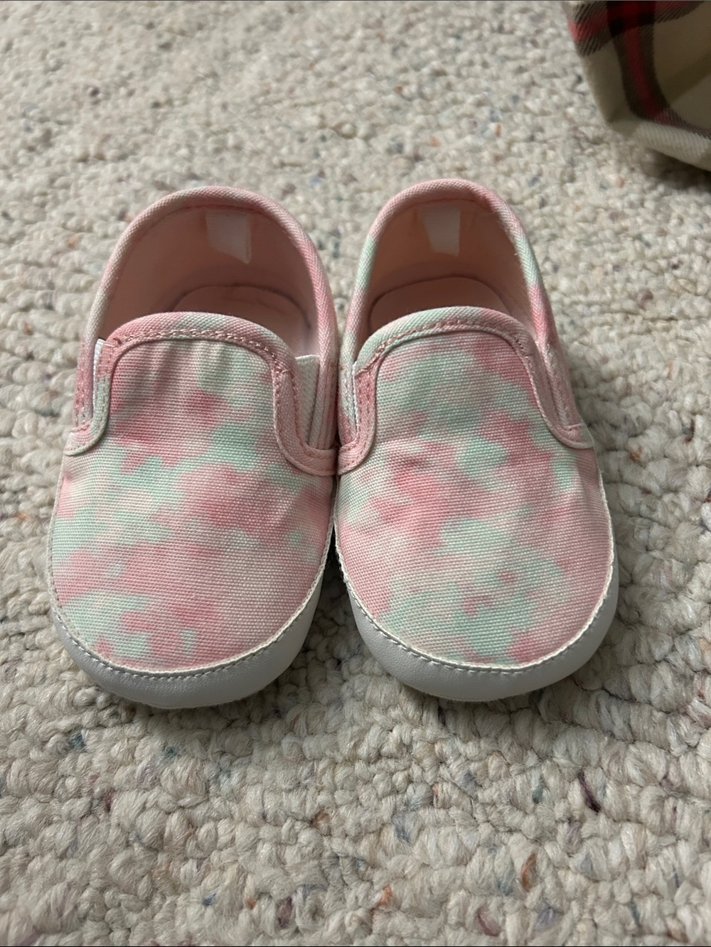 Kids Slip-On Shoes in Pink Tie-Dye